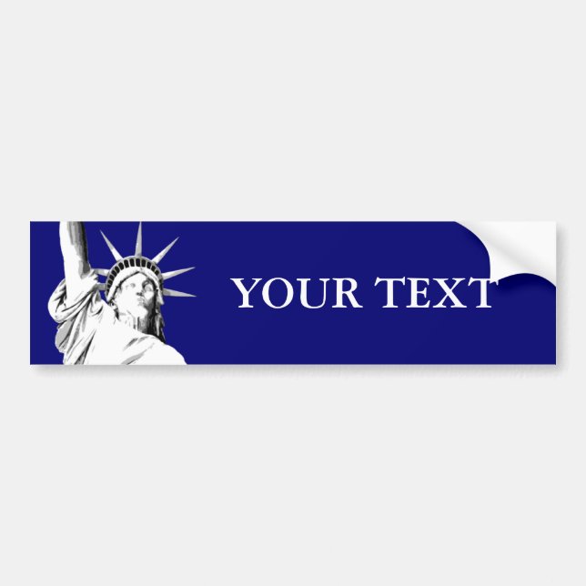 American Statue of Liberty Bumper Sticker (Front)