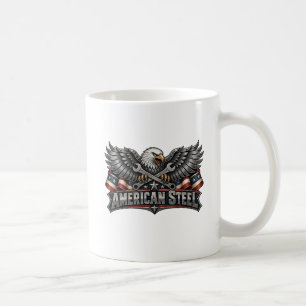 American Steel Eagle Two-Sided Coffee Mug