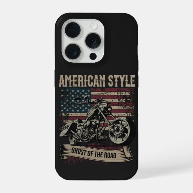 American Style – Ghost of the Road Biker iPhone Case (Back)