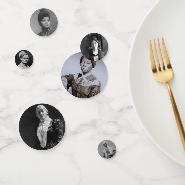 American Suffrage Women Leaders Table Scatter Confetti (Group)