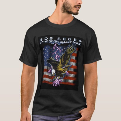 American Summer Tour Bob the Silver Seger Bullet B T_Shirt