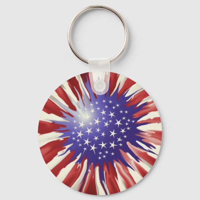 American sunflower keychain (Back)