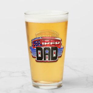 American Super Dad Glass