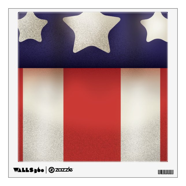 American superhero Logo Wall Decal (Front)