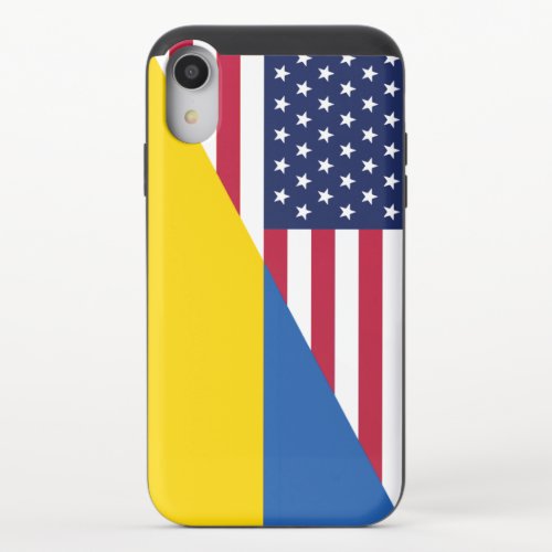 American support toward Ukraine Sherpa Blanket iPhone XR Slider Case