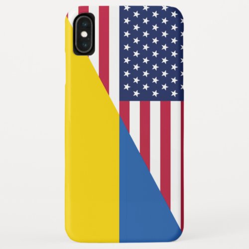 American support towards Ukraine Sherpa Blanket iPhone XS Max Case