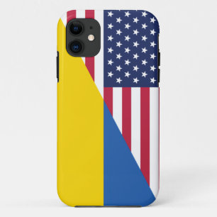 American support towards Ukraine Sherpa Blanket iPhone 11 Case
