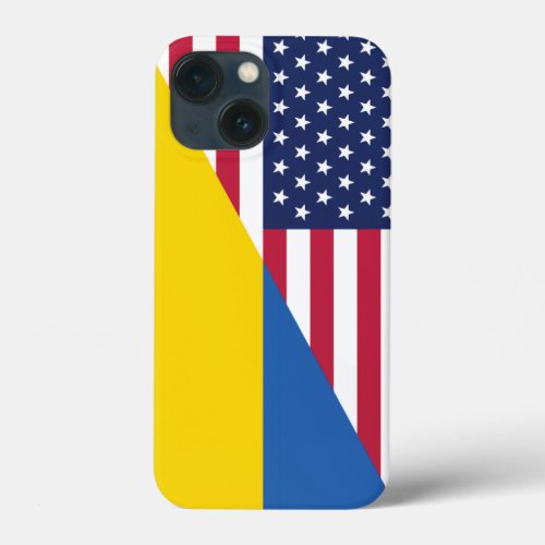 American support towards Ukraine Sherpa Blanket iPhone 13 Mini Case