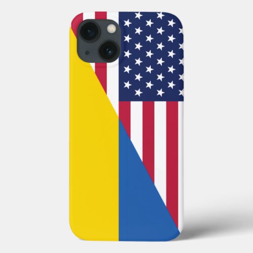 American support towards Ukraine Sherpa Blanket iPhone 13 Case