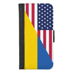 American support towards Ukraine Sherpa Blanket iPhone 8/7 Wallet Case