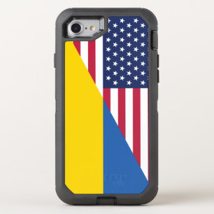American support towards Ukraine Sherpa Blanket OtterBox Defender iPhone SE/8/7 Case
