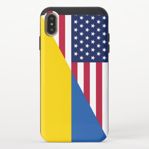 American support towards Ukraine Sherpa Blanket iPhone XS Max Slider Case