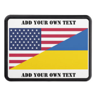 American support towards Ukraine Throw Pillow Hitch Cover