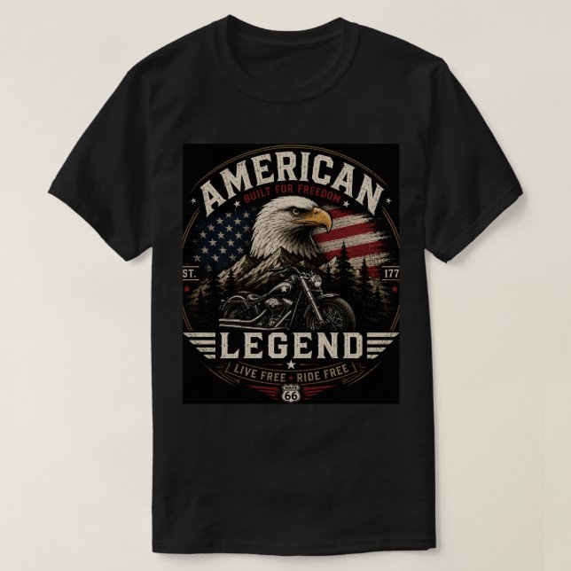 American t shirt  (Design Front)