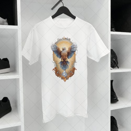 American tattoo printed t_shirt