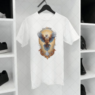 American tattoo printed t-shirt