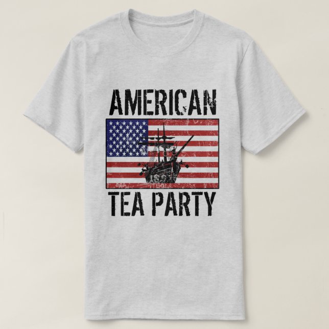 American Tea Party T-Shirt (Design Front)