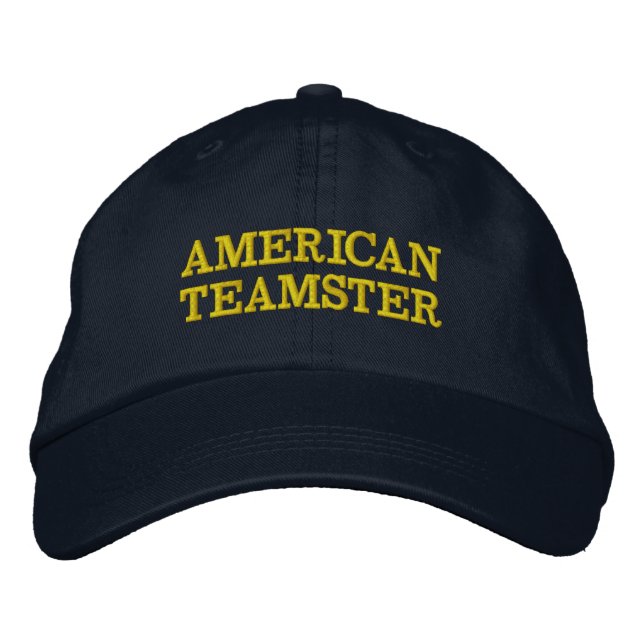 AMERICAN TEAMSTER EMBROIDERED BASEBALL CAP (Front)