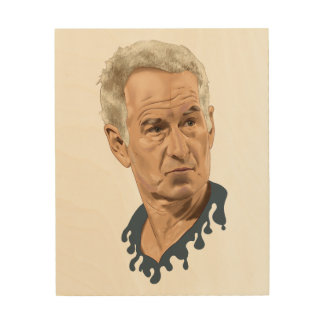 American Tennis Hero WallArt Wood Wall Art
