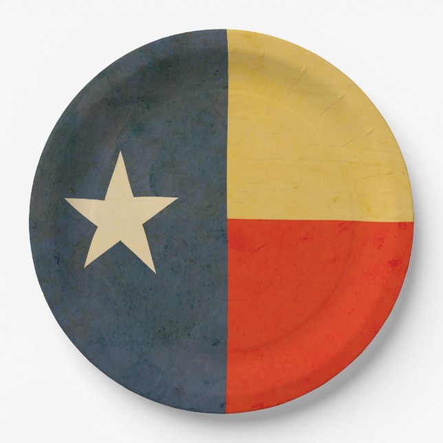 American Texas Paper Plates (Front)