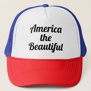 "American the Beautiful" trucker hat