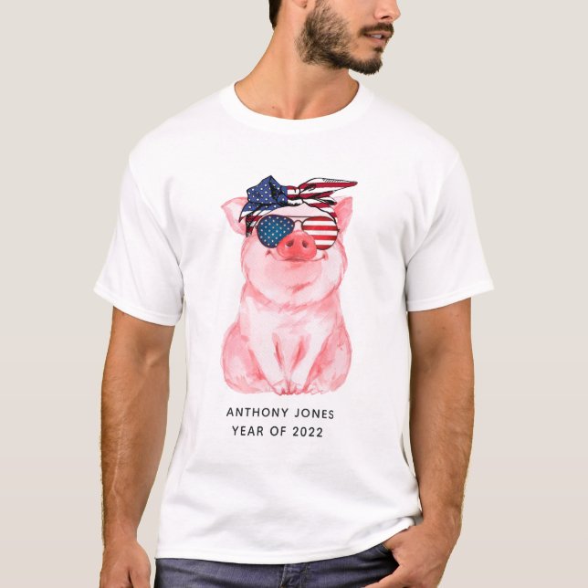 American themed Graduation T-Shirt (Front)