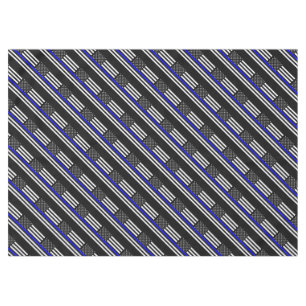 American Thin Blue Line Decor Tablecloth
