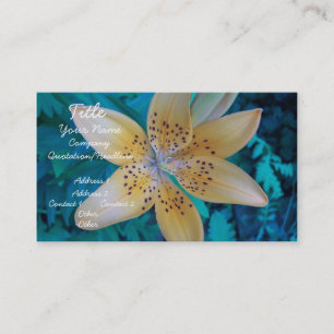 American Tiger Lily Business Card