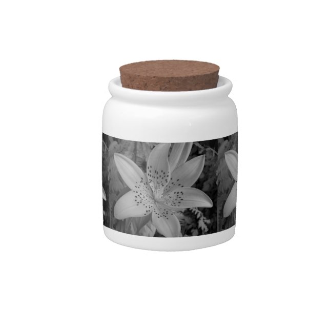 American Tiger Lily Candy Jar (Front)