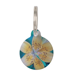 American Tiger Lily Pet Tag