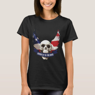 American to the Bone Skull T-Shirt