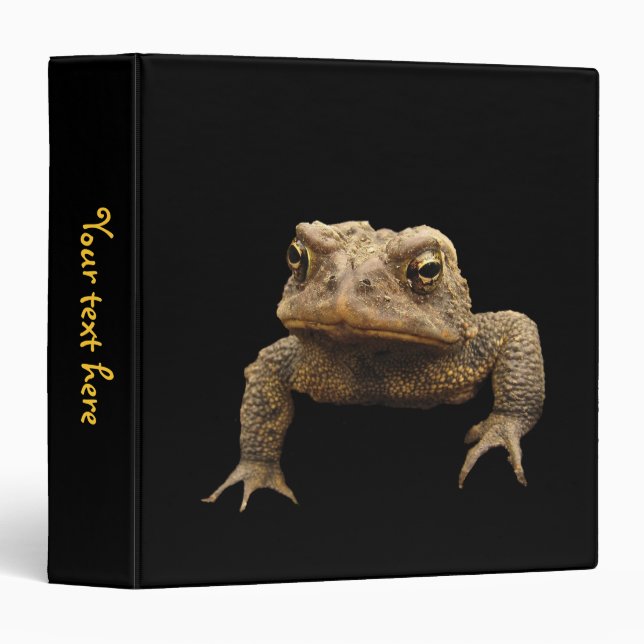American Toad 3 Ring Binder (Front/Spine)