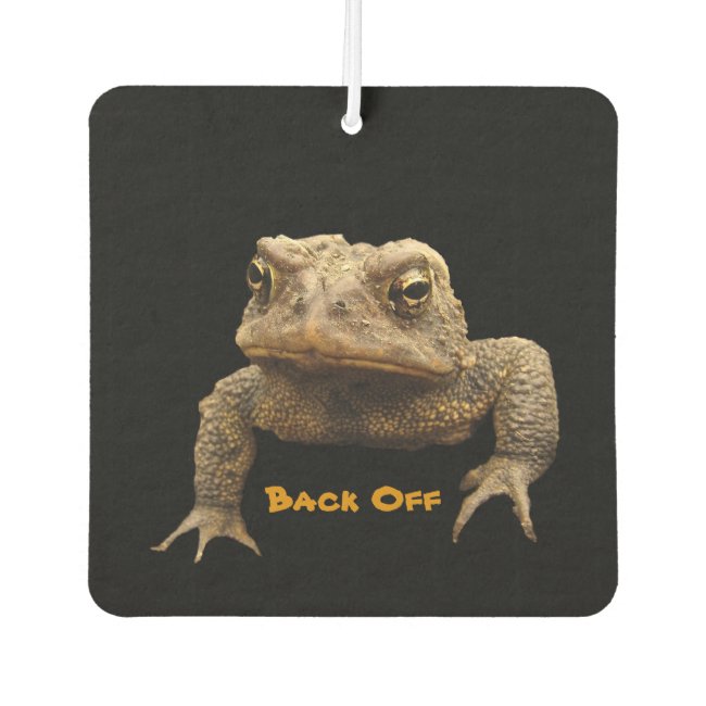 American Toad Back Off Air Freshener