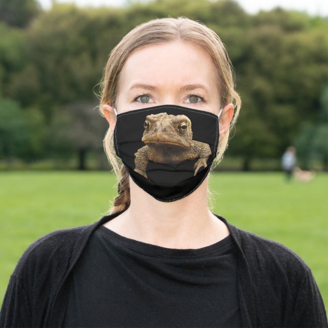 American Toad Cloth Face Mask