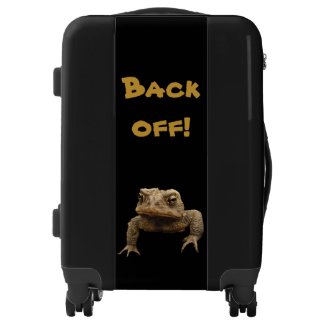 American Toad Says Back Off Luggage