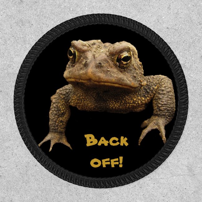 American Toad Says Back Off Patch