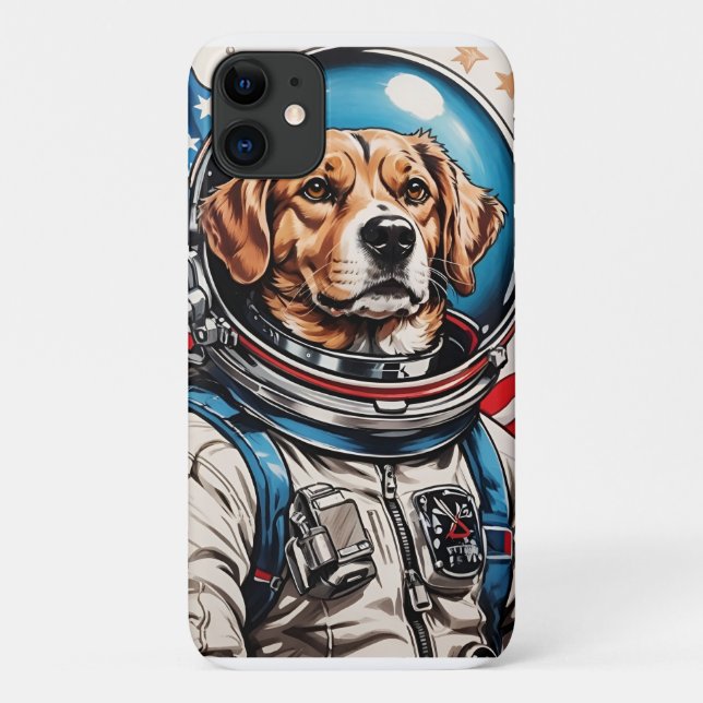 American Traditional Dog Drawing Case-Mate iPhone Case (Back)