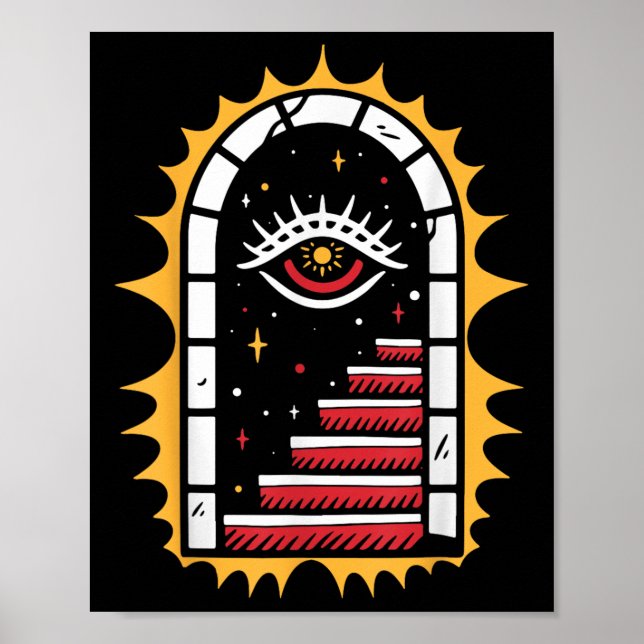 American Traditional Old School Tattoo Flash Ink S Poster (Front)