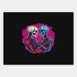 American Traditional Skeleton Holding Hands Tattoo Sign