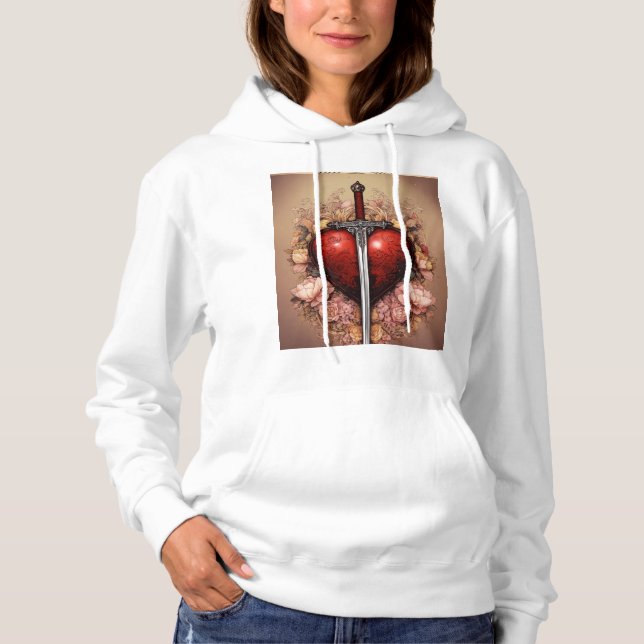 American Traditional Tattoo Design T-Shirt – Bold, Hoodie (Front)