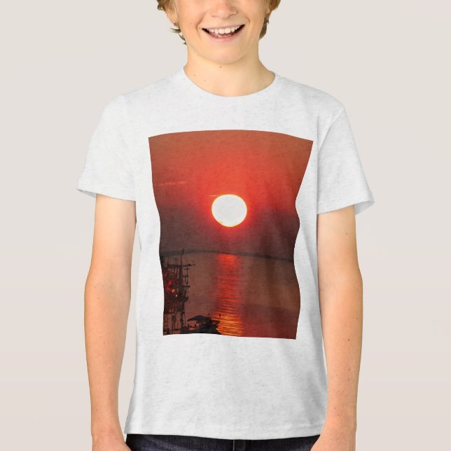 American Traditional Tattoo Design T-Shirt – Bold, Tri-Blend Shirt (Front)