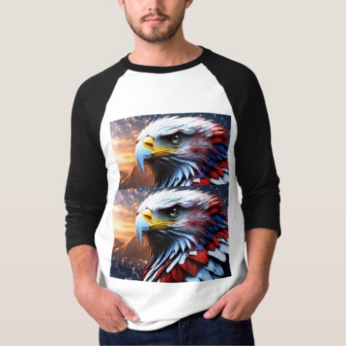 American Traditional Tattoo Design T_Shirt Mens