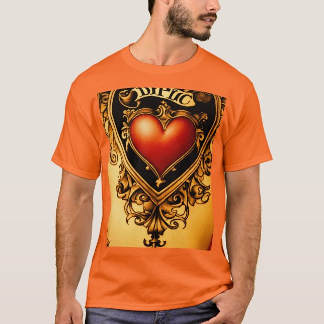 American Treditional Tattoo Design  T-Shirt (Front)