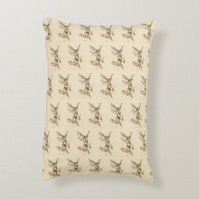 American Tree Sparrow, Audubon's Birds of America Accent Pillow (Back(Vertical))