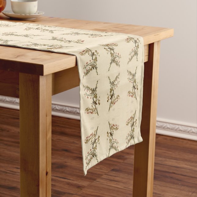 American Tree Sparrow, Audubon's Birds of America Medium Table Runner (In Situ)