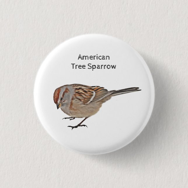 American Tree Sparrow Button (Front)