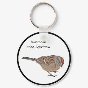American Tree Sparrow Keychain