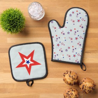 American Tri-Colored Patriotic Stars