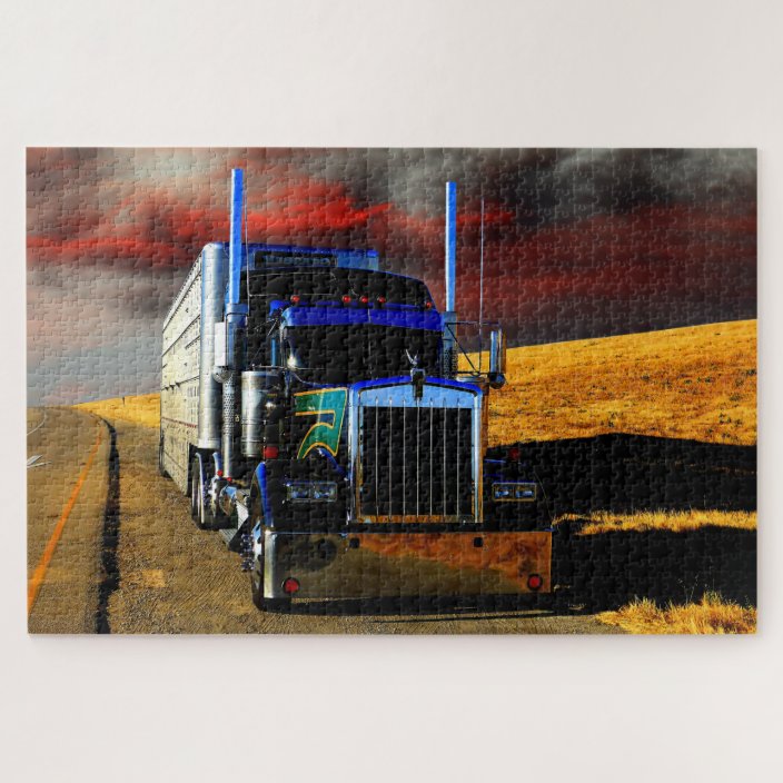 American Truck Big Rig Jigsaw Puzzle