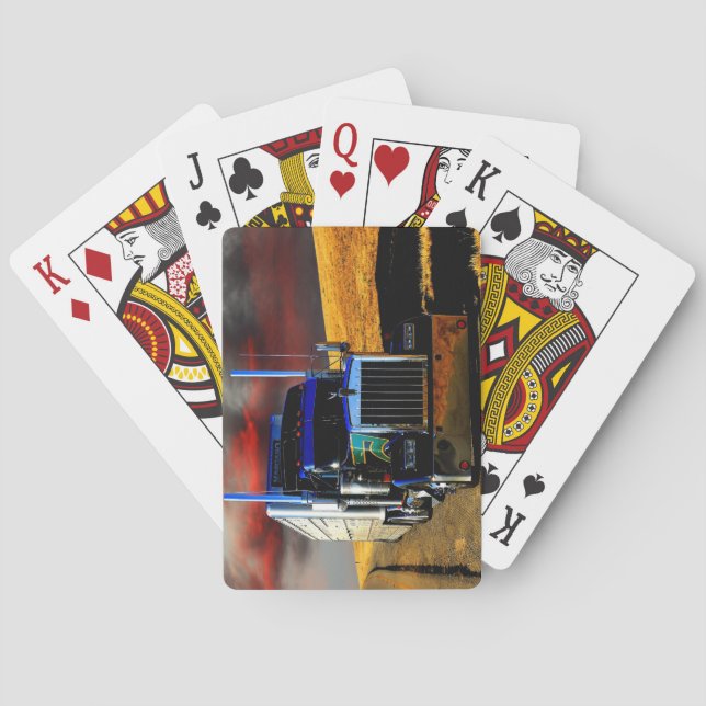 American Truck Big Rig Poker Cards (Back)